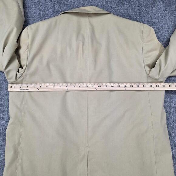 Vintage London Fog Coat Mens 40 Regular Double Breasted Wool Lined 70s Baltimore - Picture 8 of 16